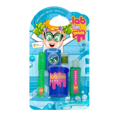 Kit Lab Slime Gelelé Laboratório Doce Brinquedo 9+ Meses Cores Sortidas