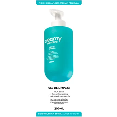 Gel de Limpeza Creamy Skincare 200ml