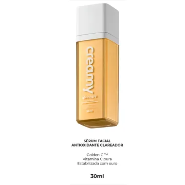 Sérum Facial Creamy  Skincare Antioxidante Clareador Gold Vitamina C 30ml
