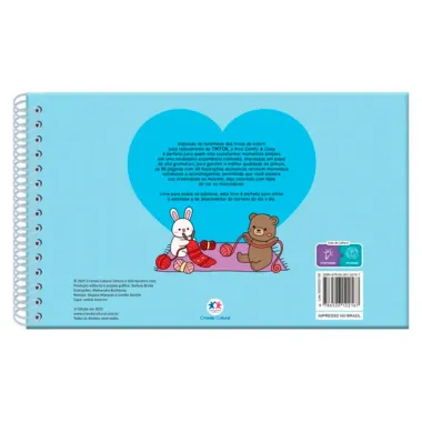 Livro Comfy e Cozy Blue para Colorir Ciranda Cultural Capa Dura