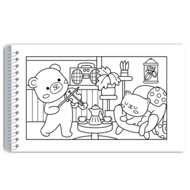 Livro Comfy e Cozy Pink Para Colorir Ciranda Cultural Capa Dura