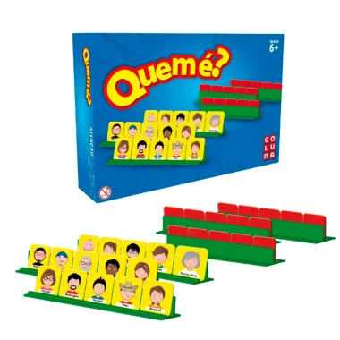 Jogo de Tabuleiro Quem É Coluna 6+ Anos