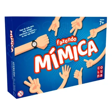 Jogo de Tabuleiro Fazendo Mímica Coluna Multicor 7+ Anos