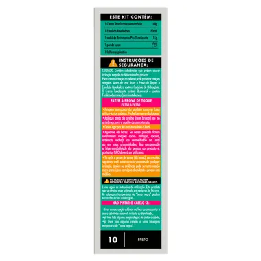Tonalizante Bio Extratus Color Sem Amônia Cor 10 Preto