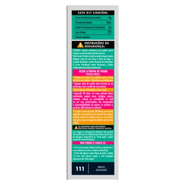 Tonalizante Bio Extratus Color Sem Amônia Cor 111 Preto Azulado