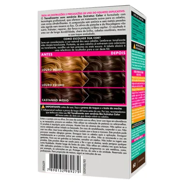 Tonalizante Bio Extratus Color Sem Amônia  Cor 60 Louro Escuro
