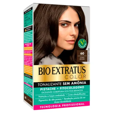 Tonalizante Bio Extratus Color Sem Amônia  Cor 60 Louro Escuro