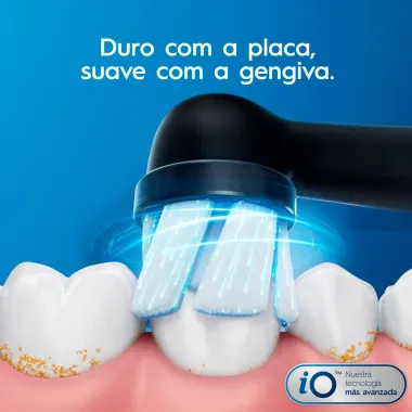 Escova Dental Elétrica Oral B io2 com Cabo Recarregável  Refil e Carregador