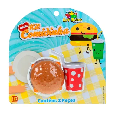 Meu Kit Comidinha Art Brink 3+ Anos com 2 Peças
