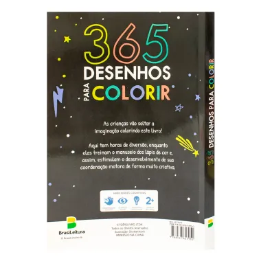 Livro para Colorir 365 Desenhos Brasileitura