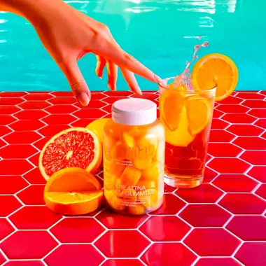 Creatina em Gummies Guday Sabor Laranja com 60 Unidades