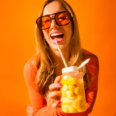 Creatina em Gummies Guday Sabor Laranja com 60 Unidades