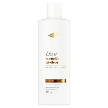 Shampoo Dove Nutrição + Tri-Óleos 370ml