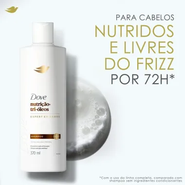 Shampoo Dove Nutrição Tri-Óleos 370ml