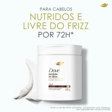 Máscara de Tratamento Dove Nutrição Tri Óleos 2em1 500g