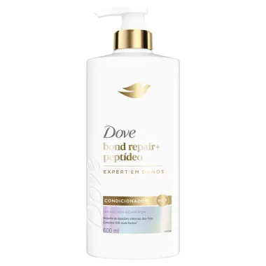 Condicionador Dove Bond Repair e Peptídeo Expert em Danos 600ml