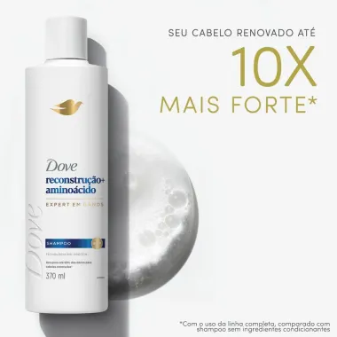 Shampoo Dove Reconstrução + Aminoácido 370Ml