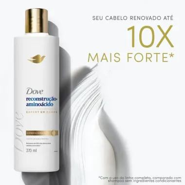 Condicionador Dove Reconstrução e Aminoácido Expert em Danos 370ml