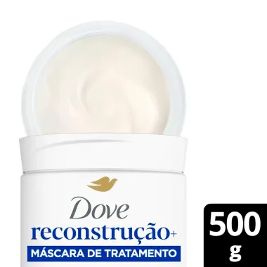 M&aacute;scara Tratamento e Finaliza&ccedil;&atilde;o 2 em 1 Dove Reconstru&ccedil;&atilde;o e Amino&aacute;cido Expert em Danos 500g