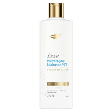 Condicionador Dove Hidratação e Hialuron Vit Expert em Danos 370ml