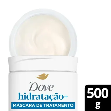 M&aacute;scara de Tratamento e Finaliza&ccedil;&atilde;o 2 em 1 Dove Hidrata&ccedil;&atilde;o e Hialuron VIT 500g