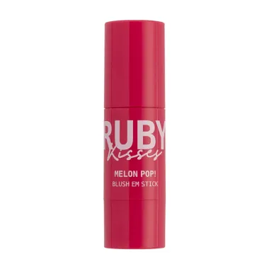 Blush em Stick Melon Pop Ruby Kisses Cor Flamingo Pop 5g