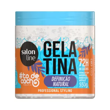 Gelatina Salon Line Tode Cacho Definição Natural 550g