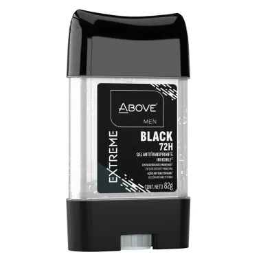 Desodorante Gel Above Men Black Extreme 72 Horas 82g