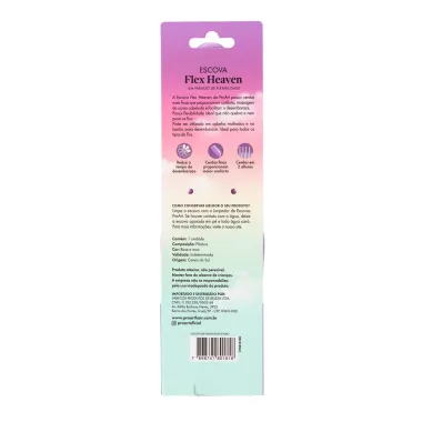 Escova de Cabelo ProArt Flex Heaven Cor Rosa E Roxo