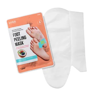 Máscara Peeling Esfoliante para Pés Kiss New York Foot Peeling Mask 1 Par