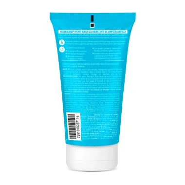 Gel Hidratante de Limpeza Neutrogena Hydro Boost Pele Normal a Sensível Sem Fragrância 150ml