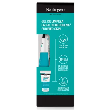 Kit Gel de Limpeza Purified Skin Neutrogena 150g e Ganhe Gel de Limpeza 60g