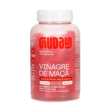 Vinagre de Maça Guday Suplemento Alimentar em Pastilhas de Goma 60 Unidades