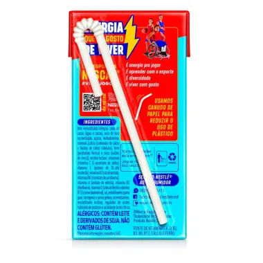 Nescau Bebida L&aacute;ctea UHT Sabor Chocolate Zero Lactose 180ml