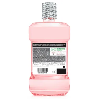 Antisséptico Bucal Listerine Sabor Melancia e Hortelã Refrescância Suave Sem Álcool 1L