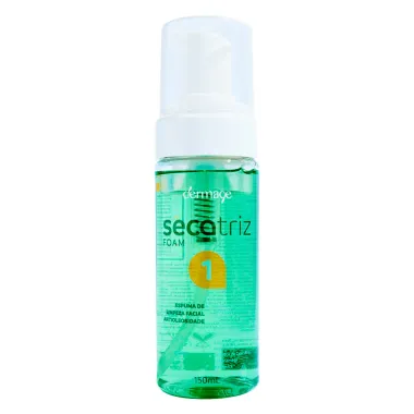 Espuma de Limpeza Facial Secatriz Foam Antioliosidade Passo 1 150ml