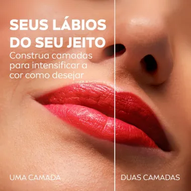 Hidratante Labial Nivea Hidra Color Vermelho FPS 30 4,8g