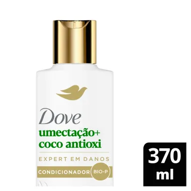 Condicionador Dove Umectação e Coco Antioxi Expert em Danos 370ml