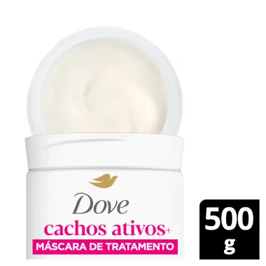 Máscara Tratamento e Finalização 2 em 1 Dove Cachos Ativos e Biotina Expert em Danos 500g