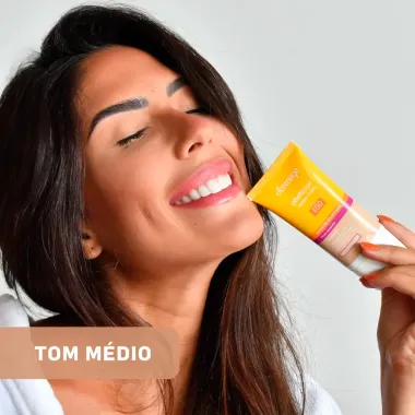 Proteção Solar Facial Photoage Mineral Fluido FPS 50 Cor Médio 50g