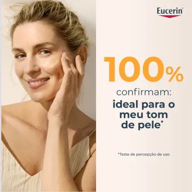 Protetor Solar Eucerin Hydro Fluid FPS 70 Toque Seco Cor Clara 50ml