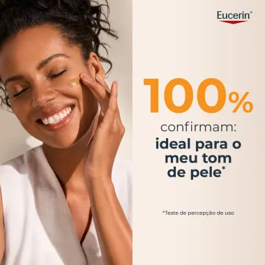 Protetor Solar Facial Eucerin Sun Hydro Fluid Tom Escuro FPS 70 50ml