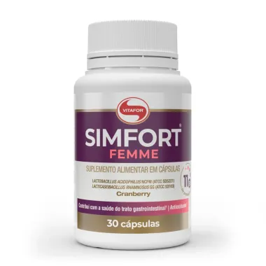 Simfort Femme Vitafor Cranberry Com 30 Cápsulas