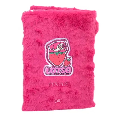 Caderno de Anotações Dac Pixar FLUFFY Lotso  Pelúcia 80 Folhas