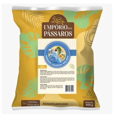Ração para Aves Empório dos Pássaros Periquito Calopsita Ring Neck  400g