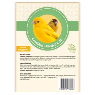 Ração para Aves Empório dos Pássaros Canário Pintassilgo 400G