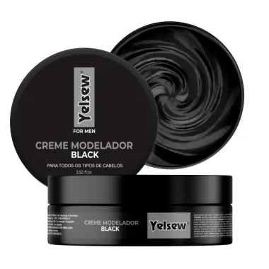 Creme Modelador Yelsew For Men Black 100g