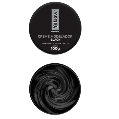 Creme Modelador Yelsew For Men Black 100g