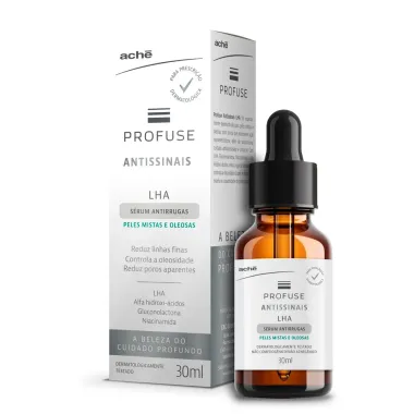 Sérum Antirrugas Antissinais LHA Profuse Peles Mistas e Oleosas 30ml