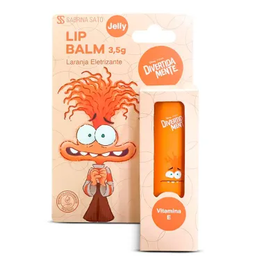 Lip Balm Divertidamente Jelly Ansiedade com Vitamina E Sabrina Sato Laranja Eletrizante 3,5g
